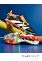 Zapatos de fútbol del mismo estilo para hombres y mujeres, AG, TF, adecuados para césped artificial, esenciales para entrenamiento y competición, diseño transpirable antideslizante - details 9