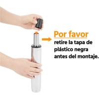 Silla de Oficina Giratoria con Ruedas Ajustable en Altura, Carga de 120Kg, Respaldar Marrón Claro - details 8