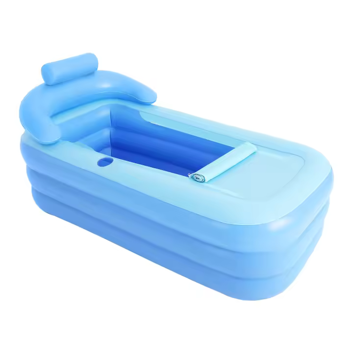 La tina de baño caliente del balneario inflable adulto portátil plegable explota el PVC - 1
