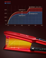 Plancha de pelo profesional con revestimiento cerámico, plancha de pelo con pantalla LCD Digital, rizador de calentamiento instantáneo de doble voltaje - details 9