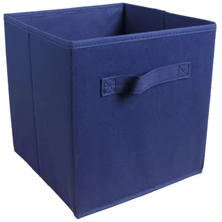 Caja de almacenamiento de ropa de tela no tejida, organizador plegable de gran capacidad para ropa interior y pantalones, ahorra espacio - 1