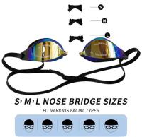 ARENA gafas de niebla de carreras para adultos con protección UV profesional, gafas de natación HD impermeables - details 4