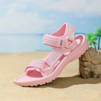 Nuevas sandalias rosas lindas de moda para chicas, 30-38 colores, zapatos deportivos para niños al aire libre, precio bajo - details 4