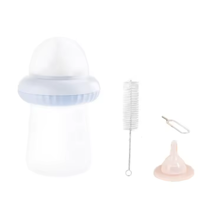 Alimentador de lactancia para cachorros de 120ML, tetina de silicona, alimentación precisa, alimentador de animales pequeños, biberón reutilizable extraíble para gatitos - 1