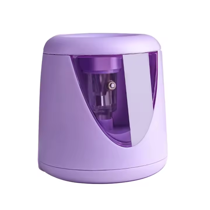 Afilador de lápices automático eléctrico multifuncional para estudiantes de primaria y niños, corte redondo de 6 mm a 8 mm, regalo de papelería - 1