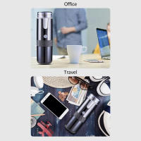 Cafetera portátil 2 en 1, cafetera electrónica para café molido y cápsulas, forma redonda, alimentación dual USB/batería, ≤36V, cafetera eficiente para uso doméstico y en viajes - details 4