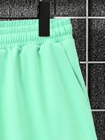 Conjunto Deportivo Casual para Hombres de Poliéster Camiseta con Pelo y Shorts de Cinturón con Bolsillos Perfecto para el Verano Lavable en Máquina - details 35