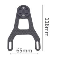 Soporte de Computadora para Bicicleta de Fibra de Carbono Soporte de Montaje para Barra de Manillar GoPro Deportes y Salud - details 1