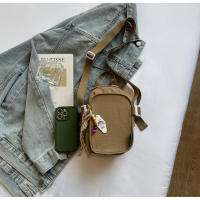 Bolso de teléfono móvil casual y simple de doble capa, bolso de mensajero, nueva moda y versátil para mujer 2025 y bolso pequeño ligero de color sólido - details 30