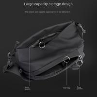 Bolso cruzado multifuncional Simple para hombre, bolso de hombro impermeable de gran capacidad, monedero, riñonera, Unisex - details 6