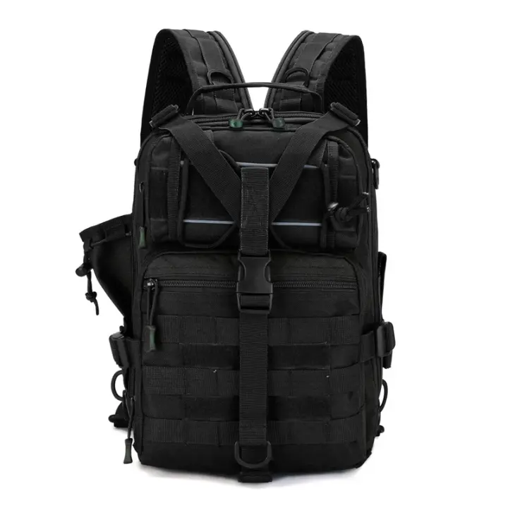 Mochila Táctica Militar Molle de Gran Capacidad para Senderismo Pesca Cajas de Caña Mochila Hombres al Aire Libre Camping Bolsas de Hombro - 1