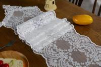 1 Camino De Mesa De Encaje De Ganchillo Con Borla, Tela Hueca Floral Para TV, Mesita De Noche, Aparador, Zapatero - details 4