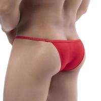 CLEVER-MENMODE Calzoncillos Mini Bragas de Hilo Ropa Interior para Hombres Malla Transparente Bikini Sexy Tiro Bajo Slips Calzoncillos Transparentes Ultrafinos - details 13