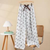 Pijama de algodón con burbujas para mujer, pantalones casuales de verano nuevos para el hogar, estilo delgado, se pueden usar al aire libre, pantalones antimosquitos, pantalones largos sueltos de talla grande - details 22