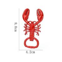 Aparatos de cocina, sacacorchos de langosta de Metal, abridor de botellas, llavero portátil multifuncional, removedor de botellas de vino creativo para verano - details 0