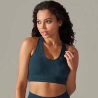 Sujetador deportivo a prueba de golpes para mujer, camiseta sin mangas para correr, ropa interior sexy para fiesta y yoga - details 22