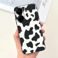 Funda trasera para Xiaomi Poco C65, cubierta suave de silicona líquida mate con estampado de dibujos animados de flores, protección a prueba de golpes - details 26