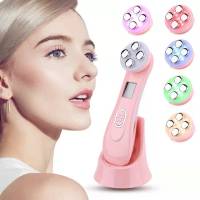 Introductor de Microcorriente EMS Electroporación, Luz de Color Antiarrugas, Rejuvenecimiento de la Piel, Herramienta de Belleza de Levantamiento y Refuerzo - details 21