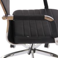Silla De Oficina Amadora En Polipiel o Tela I Silla Ejecutiva con Ruedas y Reposabrazos I Silla De Escritorio, Color:marino claro, Material:Cuero Sintético - details 3