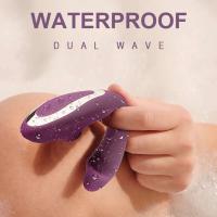 Chupando para mujeres punto G consolador doble succionador de clítoris estimulador de clítoris vibrador inalámbrico femenino juguete sexual para adultos - details 6