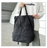 Mochila de gran capacidad Unisex, bolso deportivo impermeable de nailon, mochilas escolares de tendencia, bolso de viaje de ocio portátil - details 26