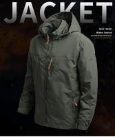 Chaqueta Táctica Para Hombre Impermeable Con Capucha Deportiva Militar De Tallas Europeas S-5XL Para Escalada En El Campo Chaqueta Externa Delgada - details 2