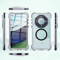 Funda de Deporte al Aire Libre para Huawei Mate 60 Pro Impermeable y Magnética 360 IP68 de IAOOPOO con Diseño Geométrico Transparente Compatible con Samsung - details 6