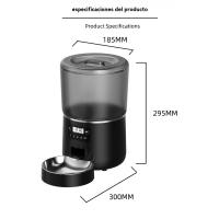 Dispensador Automático de Alimentos para Mascotas Alimentación Doble para Gatos y Perros - details 0