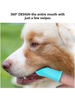 Cepillo de dientes de dedo para mascotas, Limpieza de dientes para cachorros, cuidado del mal alivio - details 3
