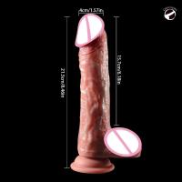 Leten Dildo Suave Grande Silicona Artificial de Succión para Autoestimulación Femenina - details 3