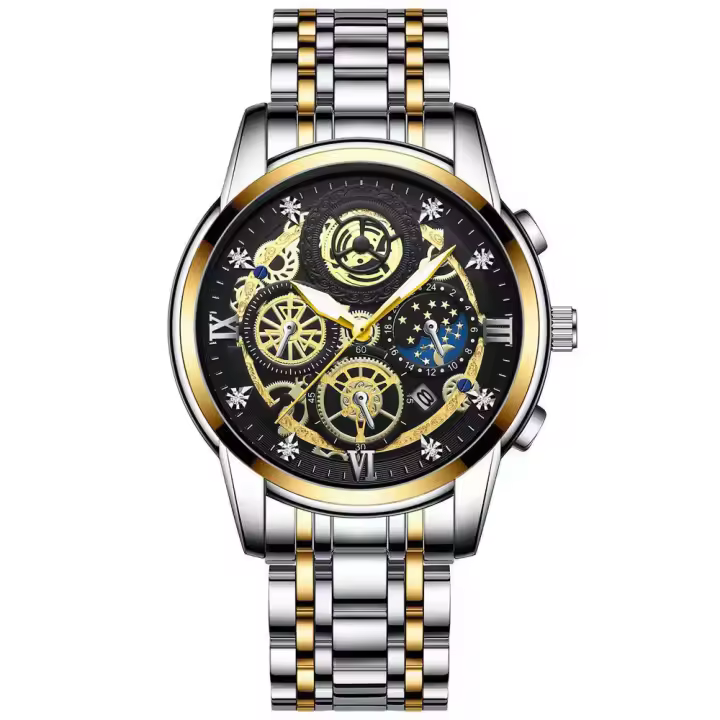Reloj de pulsera para hombre de negocios resistente al agua hasta 30 m - 1