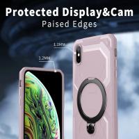 Funda de Silicona para iPhone XS Max A Prueba de Golpes, Soporte de Anillo de Coche Magnético - details 3