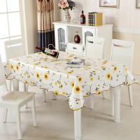 Mantel de plástico grueso para mesa de centro, tela de PVC, impermeable, transparente, a prueba de aceite, 2 piezas - details 9