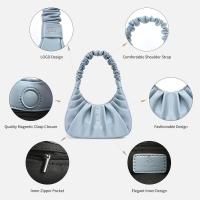 Bolso de nube arrugada, bolso de hombro con diseño de nicho francés, bolso de axila a la moda para mujer, nuevo bolso versátil de moda 2025 - details 11