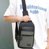 Bolso de pecho de tela Oxford para hombre, bolso cruzado multifuncional de estilo coreano, bolso de hombro deportivo ajustable de gran capacidad - details 11