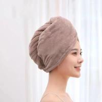 Gorro de microfibra para secar el cabello, toalla para secar el cabello, envoltura fuerte absorbente de agua, gorro de ducha, herramienta de limpieza, 2 piezas - details 25