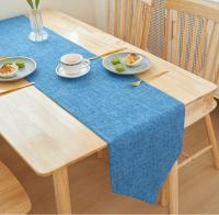 Bonenjoy, 1 pieza, camino de mesa de lino y algodón, Color sólido, decoración para mesa de comedor, banquete, mantel para el hogar, 30x16 0/30x18 0/30x21 0/30x240cm - details 15
