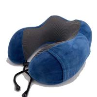 Almohada de Espuma Viscoelástica en Forma de U para el Cuello Almohada de Viaje Suave - details 0