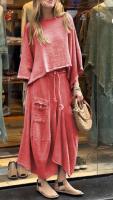 Conjunto de Falda A-Line de Talla Irregular para Mujer Primavera Otoño - details 10