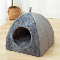 Nido triangular cerrado para gato, casa para mascotas, cálido y grueso, sueño profundo, suministros para mascotas, nuevo - details 2