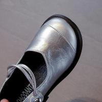 Zapatos de cuero para niñas, calzado de princesa versátil, informal, antideslizante, fondo suave, estilo coreano, Otoño, 2024 - details 6