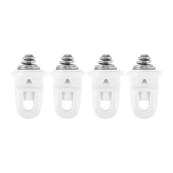 4PCS Clip de Retención de Parachoques Delantero para Peugeot 407, 407SW, 607, Citroen C5 - 1