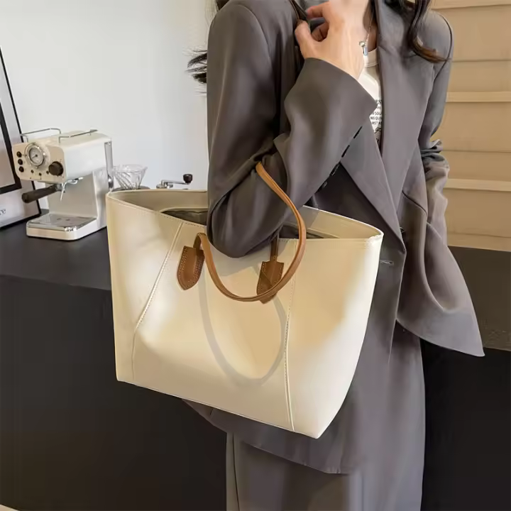 Nuevo bolso de mano de gran capacidad para mujer, bolso informal simple para las axilas, bolso de hombro versátil de moda para viajeros - 1