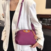 Bolso cruzado de nailon con carcasa portátil, bandolera mensajero informal de gran capacidad, impermeable, Color sólido, bolsa de tela Oxford para dumplings - details 10