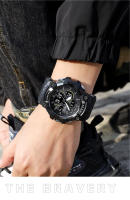 Reloj Deportivo SMAEL para Hombres con Doble Tiempo LED Digital Moda Cronógrafo de Cuentdown Caja de Aleación Impermeable Reloj Militar de Pulsera - details 19