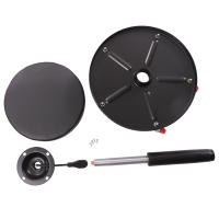 Taburete de garaje con ruedas, asiento ajustable para taller mecánico con 5 ruedas, acero de 300 libras + PU para interiores, varios talleres de reparación/mantenimiento de automóviles, oficinas - details 6