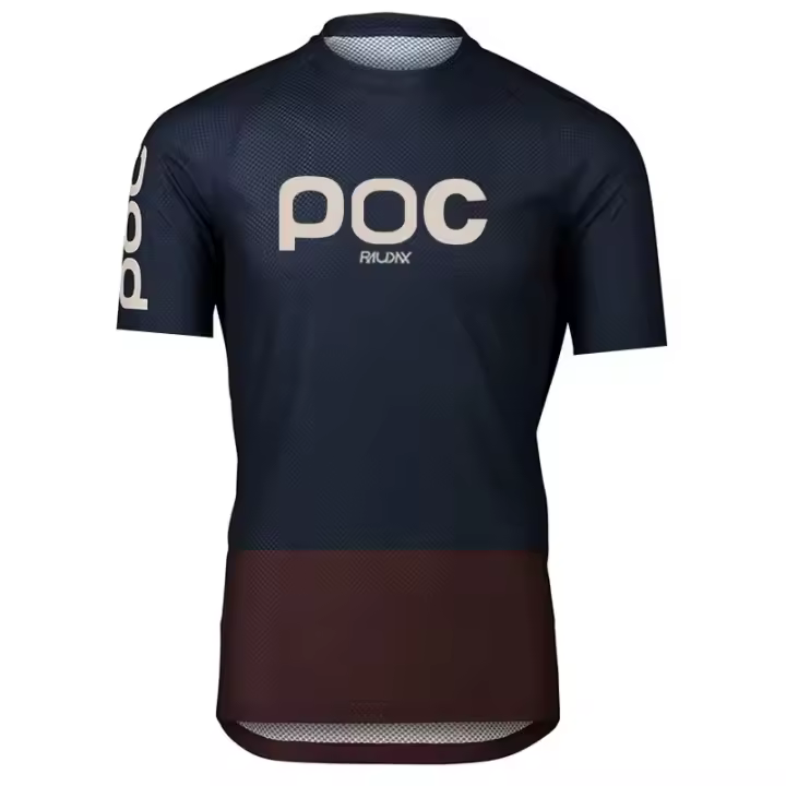 RAUDAX POC Enduro Motocross Shirt Motorcycle Jacket Off-road T-shirt Ride MTB Bicycle Short Sleeves Motocross Jersey Moto Jersey - 1