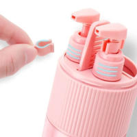 Taza de pasta de dientes multifunción ligera, taza de viaje portátil compacta de plástico, almacenamiento de champú, taza de Camping a prueba de fugas - details 7
