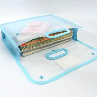Bolsa de almacenamiento de papel de prueba multifuncional, función de botón, bolsa de documentos de gran capacidad para niños, organizador de papelería portátil de mano - details 1