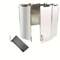 Plegable de 10 paneles para estufa de gas, quemador para acampar al aire libre, red a prueba de viento, parabrisas de estufa de aleación de aluminio - details 3